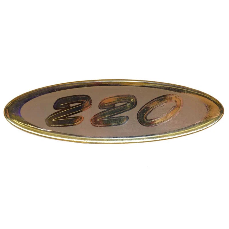 Crownline Boat Raised Decal 40157 - 220 Gold Tan 7 Inch