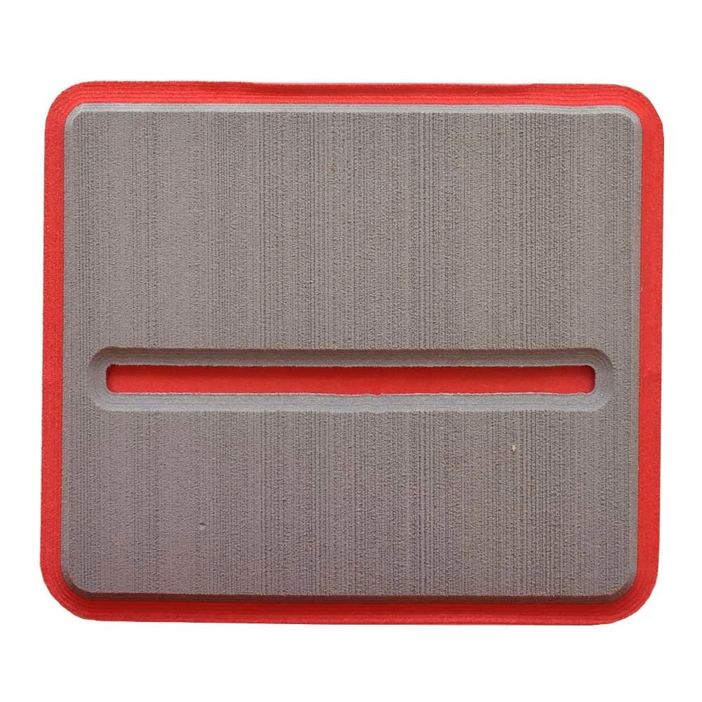 Tracker Boat Non-Skid Mat Deck Pad 330552 - Charcoal Gray - Red