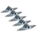 5-Pack - Garage Door #1 Hinges, 18 Gauge, Predrilled Assorted Hole Combination