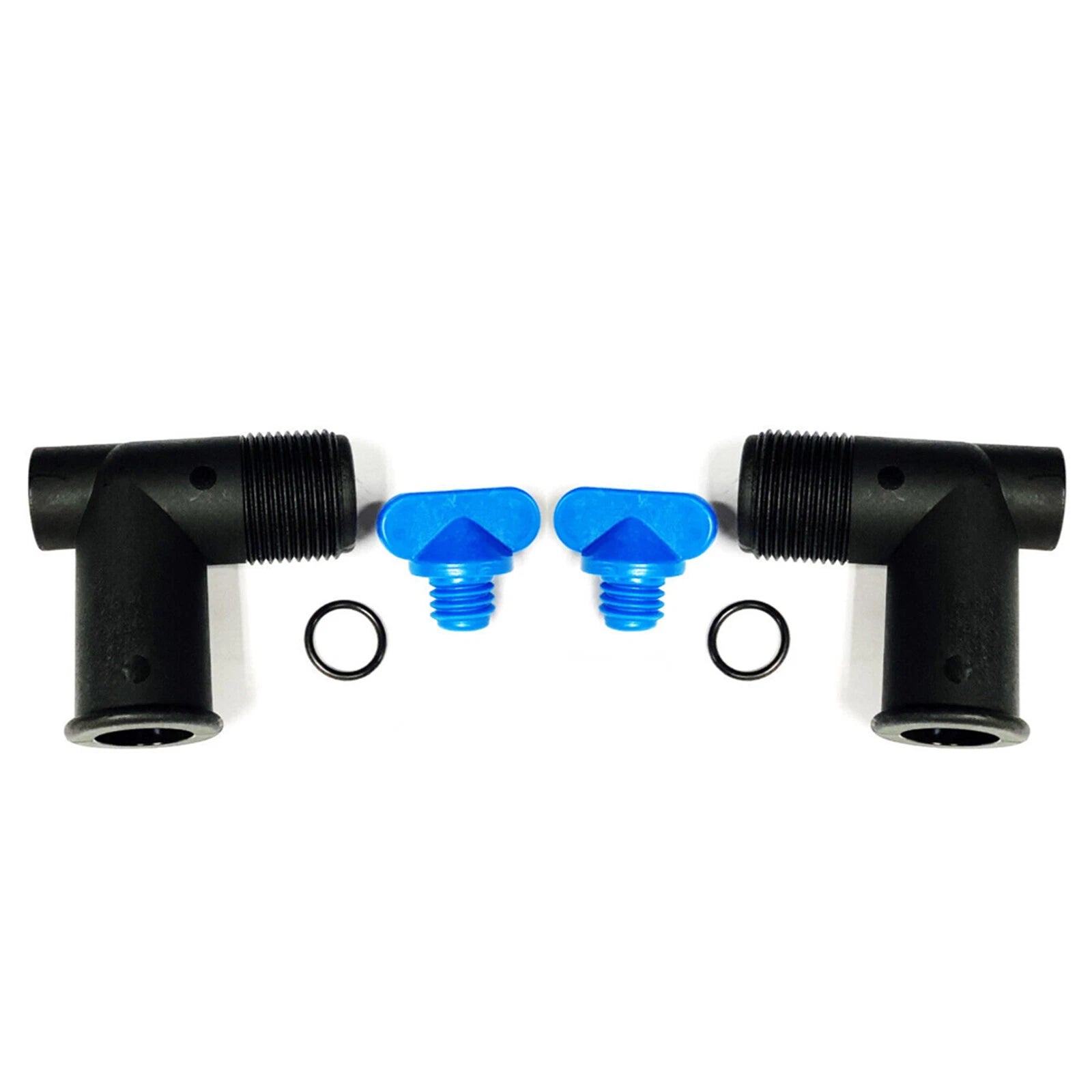 Exhaust 90 Degree Fitting Drain Plug Elbow PAIR FOR MerCruiser 22-862210a01