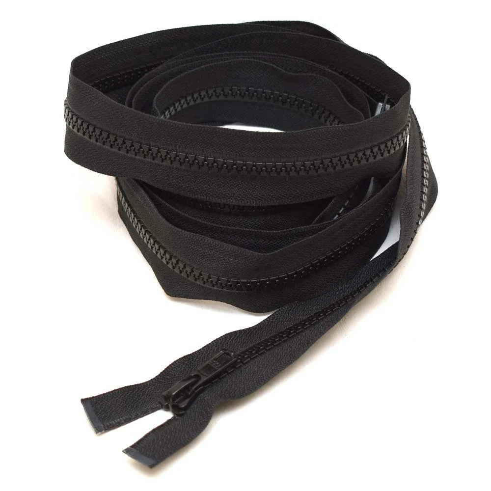 YYK Fastening Boat Separating Zipper - Open End 84 X 1 1/4 Inch Black