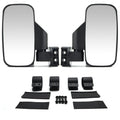 For Polaris Compatible Black Adjustable UTV Side Rear View Mirrors Set