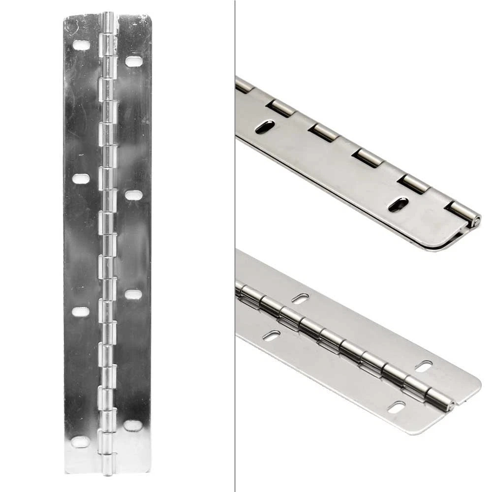 Boat Piano Hinge 5641018 - 16 Gauge 10 1/2 X 2 Inch Stainless