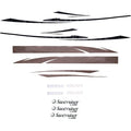 Lowe Boat Graphic Decals 2007542 - Suncruiser Black Brown (set of 13)