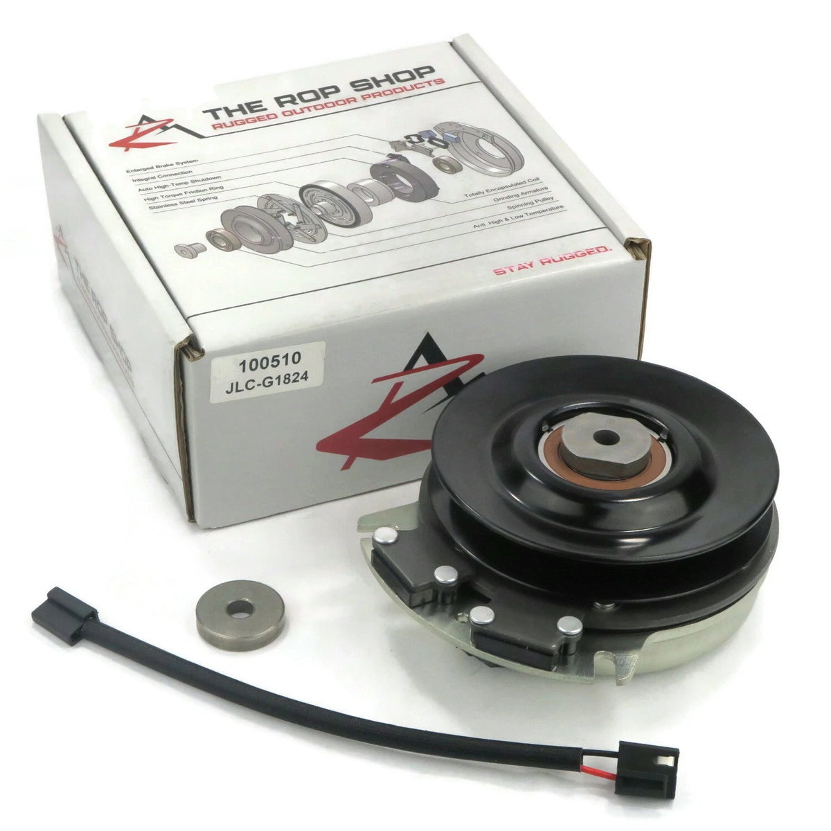 Electric PTO Clutch for Dixie Chopper 500067 Fits Iron Eagle, Magnum Lawn Mowers