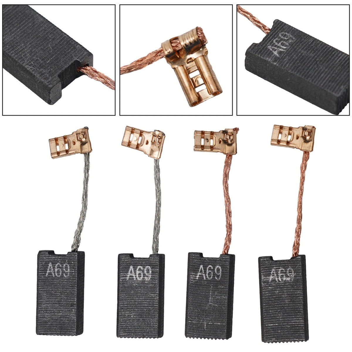 Premium Carbon Brushes 1617014122 1617014138 for Bos Ch Tools 4pcs