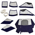 Formula Boat Curtain Kit 255275 - 350 HT Navy Blue Ameritex (8PC)