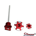 STONEDER CNC Red Engine Plug Kit Dipstick for Honda CRF110F Pit Dirt Bike