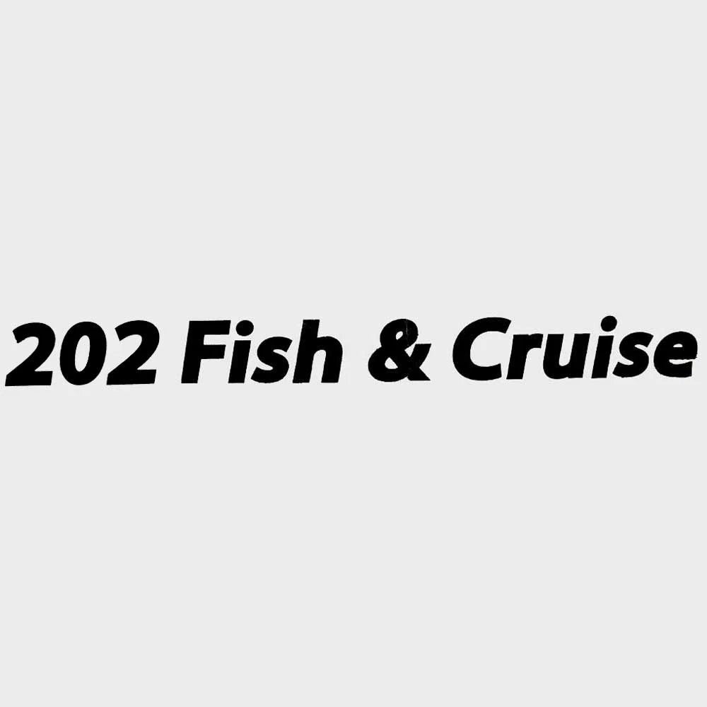 Lowe Boat Decal 2178383 - 202 Fish and Cruise 24 3/4 Inch Black