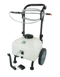 Battery Powered 9 Gallon Cart Sprayer for Hitching to Lawn Mowers, ATVs, & UTVs