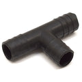 Boat Tee Fitting - 3/4 Inch Black Plastic