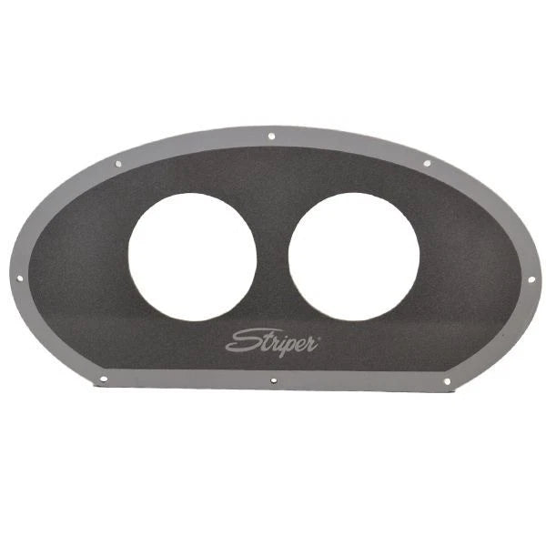 Striper 21CC Boat Blank Gauge Panel 0311910 - Gray Plastic