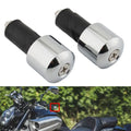 2pcs Motorcycle Chrome Handlebar End Caps for Yamaha VMAX 400 450 500 US