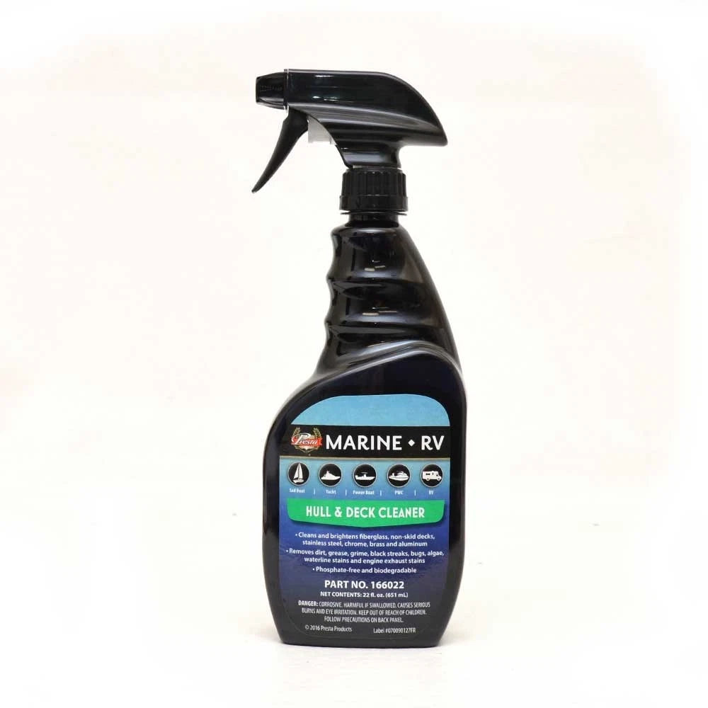 Presta Boat Hull Deck Cleaner 166022 - 22 Fl. Oz. Spray Bottle