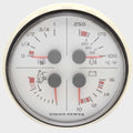Volvo Penta Boat Multifunction Gauge VP3885215 - VDO 4 1/4 Inch White