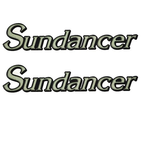 Sea Ray Boat Model Decals 136896 - Sundancer Pale Green Stickers (pair)