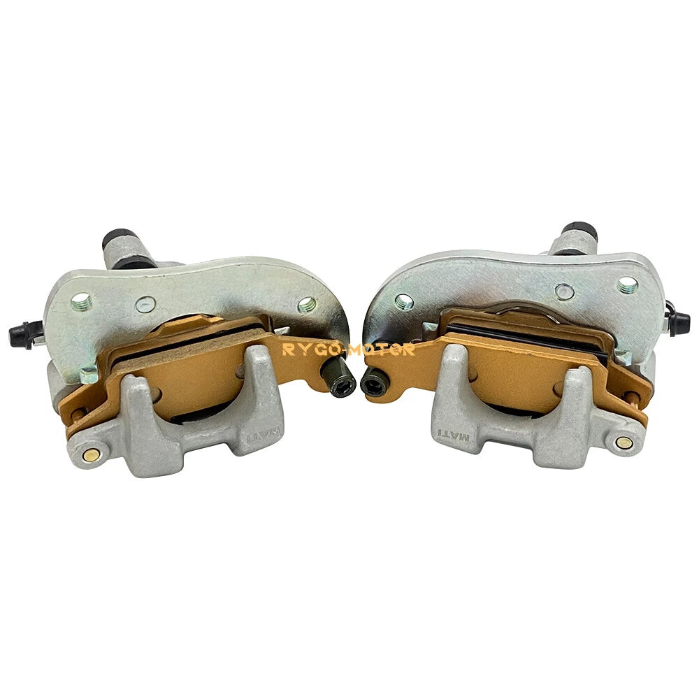 Front Brake Calipers with Pads for Yamaha Kodiak 700 YFM700 4x4 2016-2020 ATV