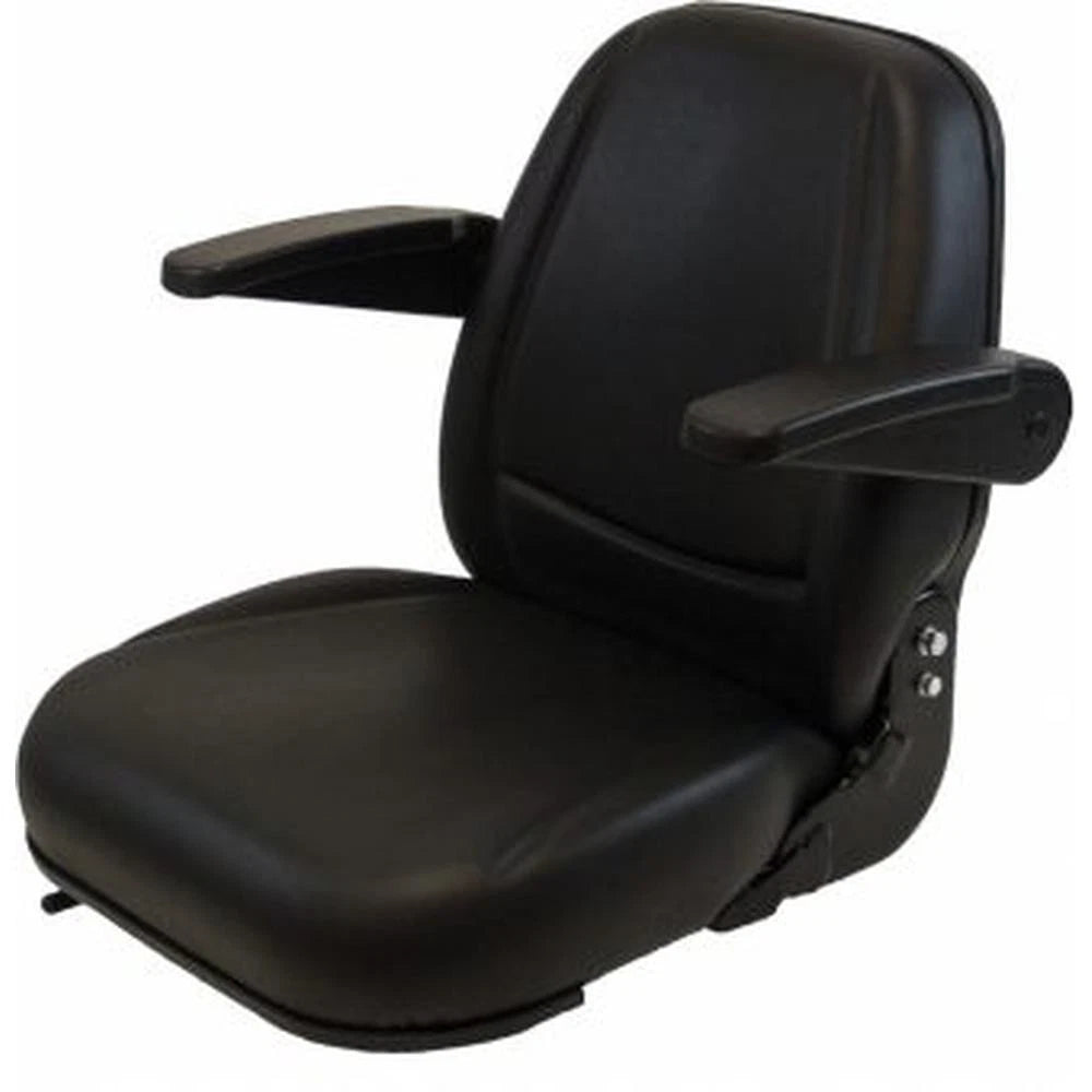 Seat(Black) Fits Bobcat Replaces SEQ90-0380