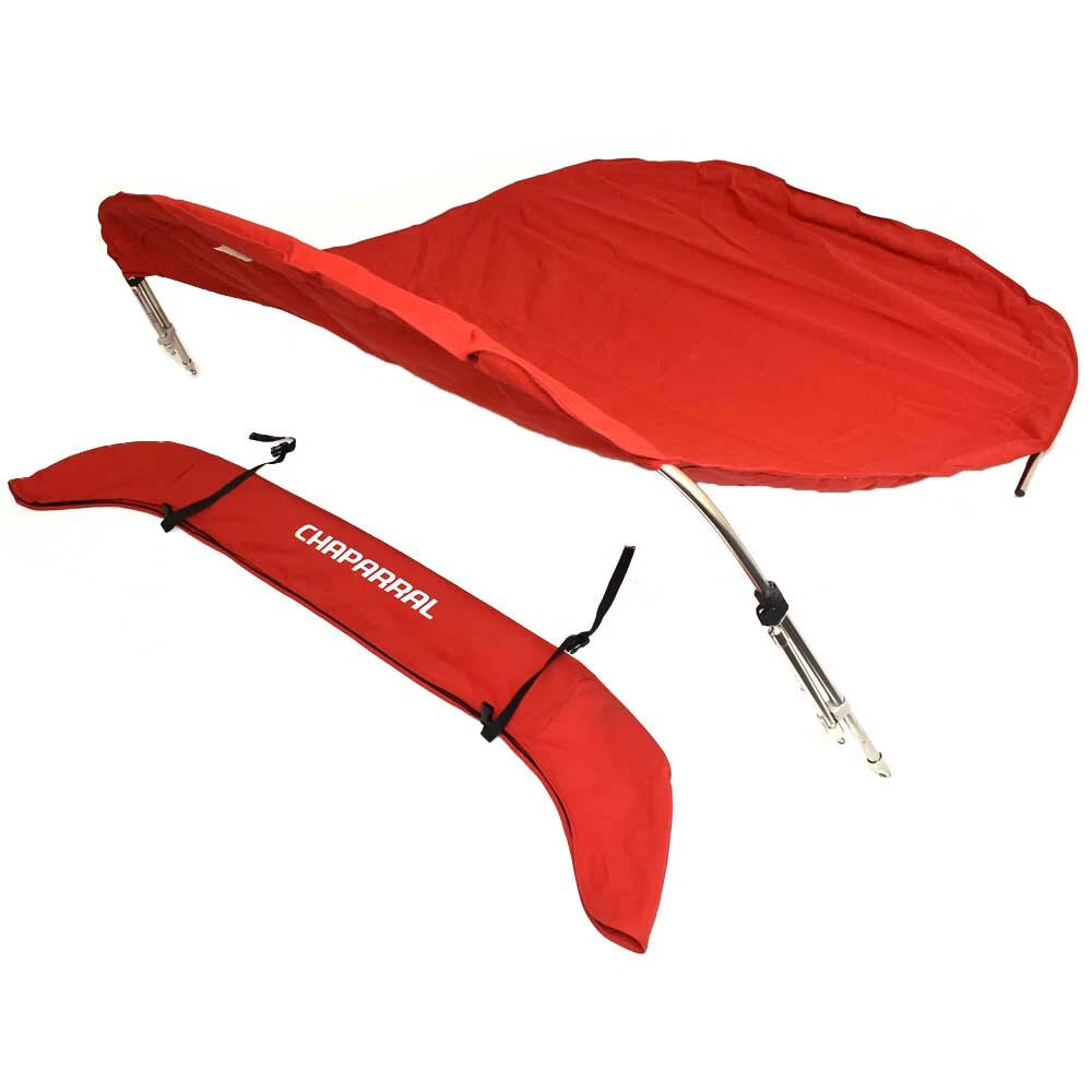 Chaparral Boat Tower Bimini Top - Xtreme SSI Sunesta 91 - 95 Inch Red