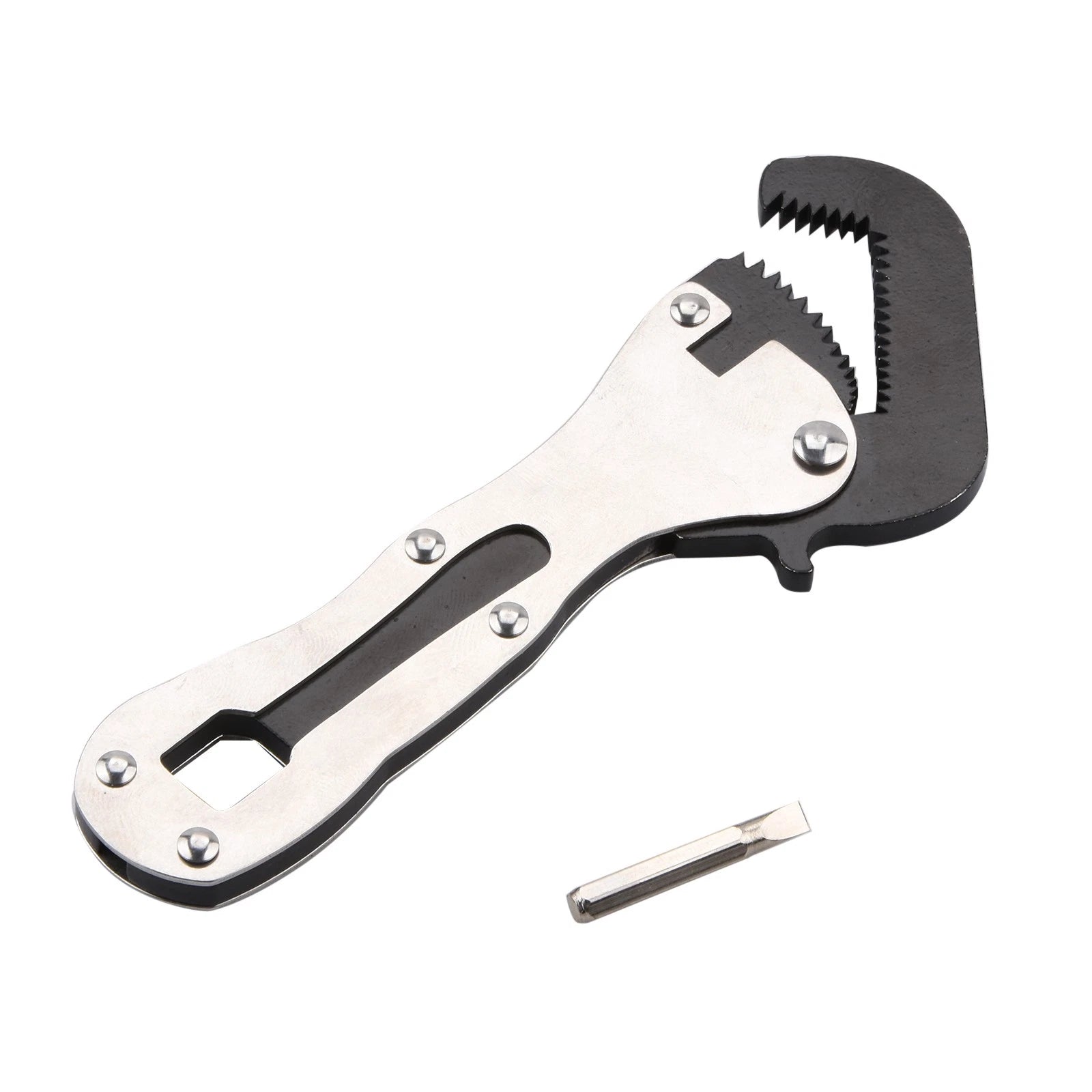 Professional Micro Self Adjusting Wrench Stainless Steel 5/16" to 3/4" Tool