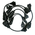 8Pcs Durable Full Set Truck Cables OBD2 Diagnostic OBDII Adapter Tool for CDP B9