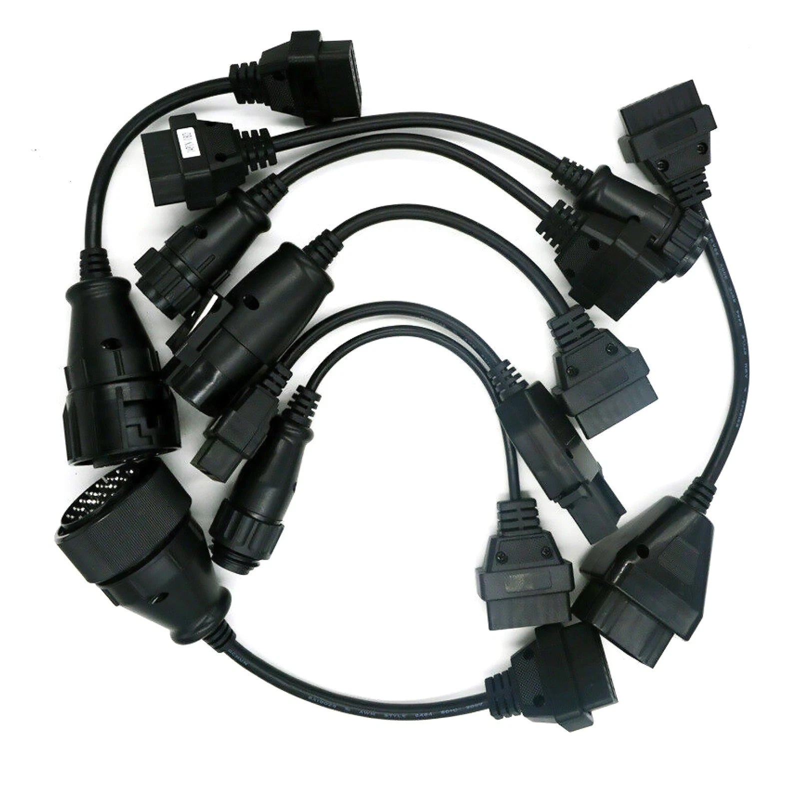 8Pcs Durable Full Set Truck Cables OBD2 Diagnostic OBDII Adapter Tool for CDP B9