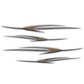Misty Harbor Boat Decals 140508 - Metallic Gray Tan (set of 4)