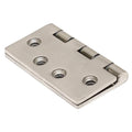 Gemlux Boat Flush Mount Hinge 8368820 - 4 X 4 Inch Polished 8 Gauge