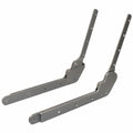 Supra Boat Seat Hinges - Gray Anodized Aluminum (set of 2)