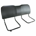 Black Vinyl Bench Back Seat with Frame Fits John Deere Fits Gator HPX XUV HPX