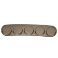 Lund Boat Blank Gauge Panel 2006062 - Uncut Brushed Bronze Plastic