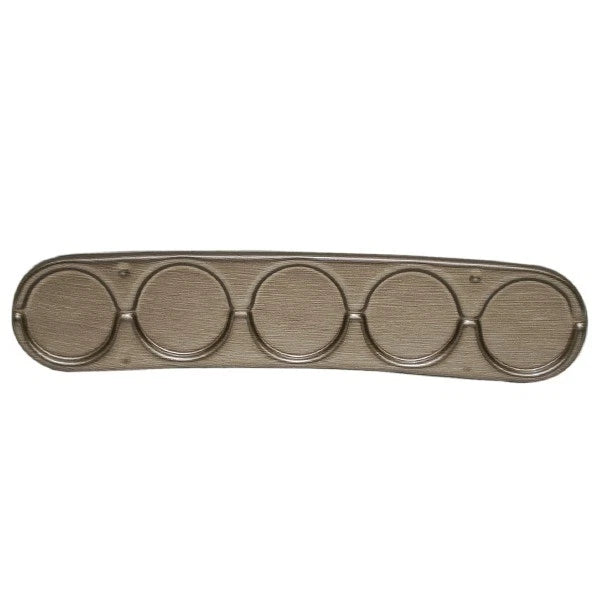 Lund Boat Blank Gauge Panel 2006062 - Uncut Brushed Bronze Plastic