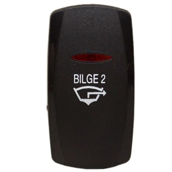 Carling Contura V Boat Rocker Switch Actuator - Bilge 2 Illuminated