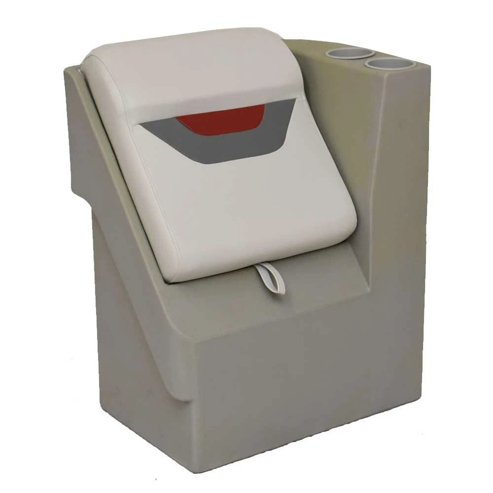 Wise Boat Left Lean Back Seat 3407-1851 - Gray Red