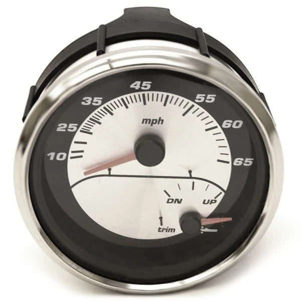 Faria Boat Multi-Function Gauge GSC058B - Mercury Trim Speedometer
