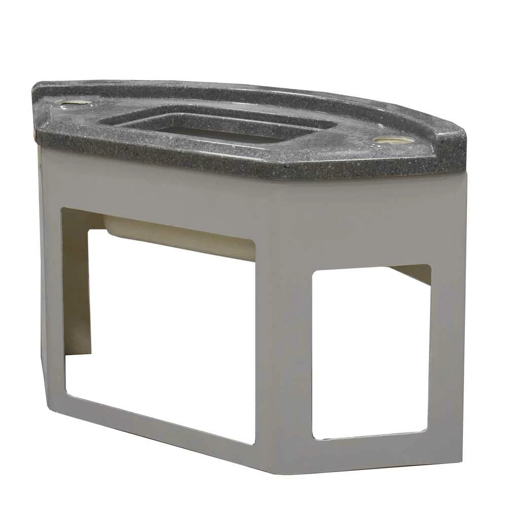 Misty Harbor Boat Corner Galley Console 002076-G - with Sink Pontoon 50 Inch