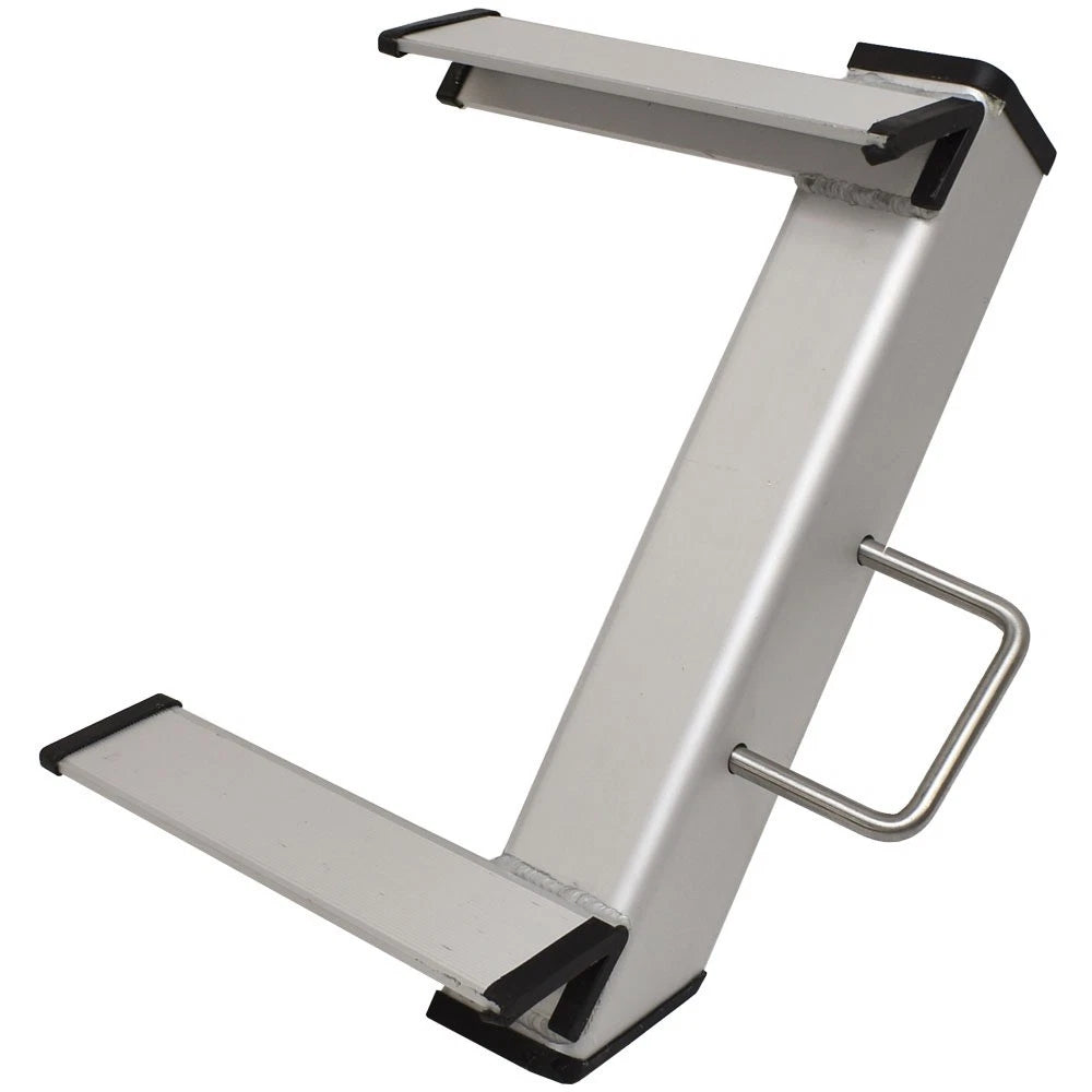 Boat Trailer Step 317247 - Two-Step Satin Aluminum 300 Lb Capacity