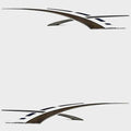 Four Winns Boat Graphic Decals 055-3172 - Bronze Silver Stickers (2 PC)