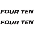 Carver Yachts Boat Raised Decals 8148826 - Four Ten Stickers Black (pair)