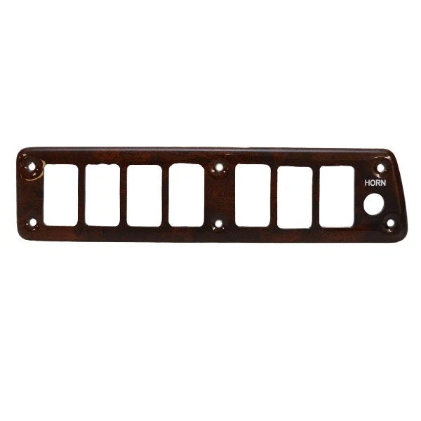 Godfrey Pontoon Boat Blank Switch Panel 18880B - Woodgrain Plastic