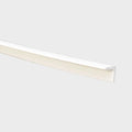 Boat Angled Molding - 1 X 1 Inch White Plastic (12 FT)