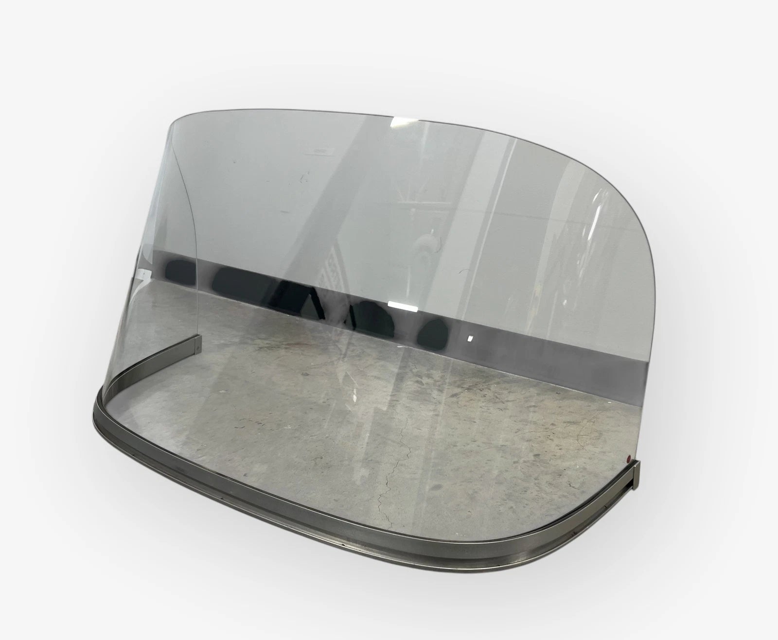 Boat Windshield, Taylor Made, 1/4in Thick Clear Plexiglass, 45 1/4in X 17 1/2in