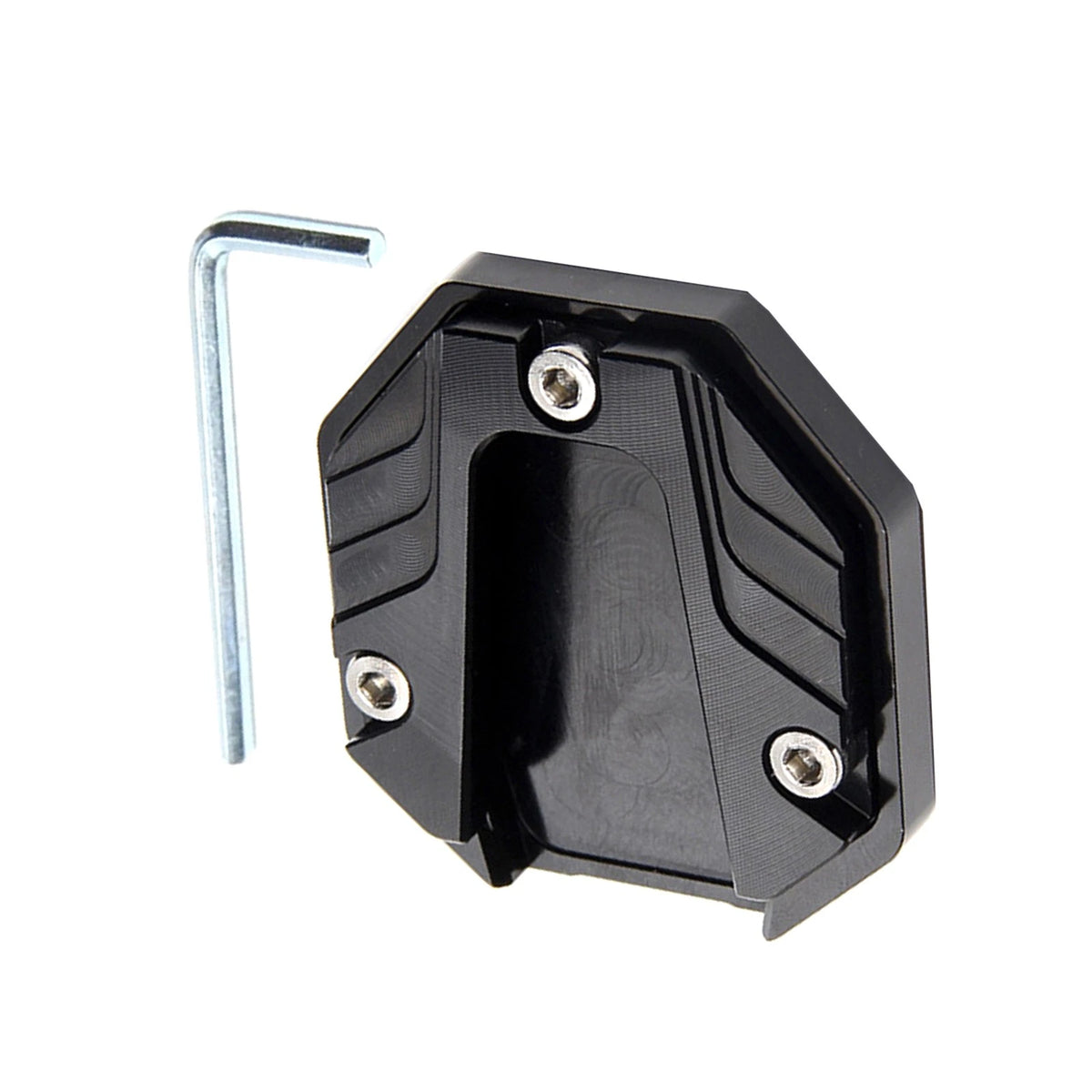 Motorcycle Kickstand Extender Foot Side Extension Pad Support Plate Anti-skid Kk