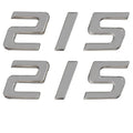 Sea Ray Boat 215 Decals 1978083 - 5 1/4 X 1 3/4 Inch Silver (pair)