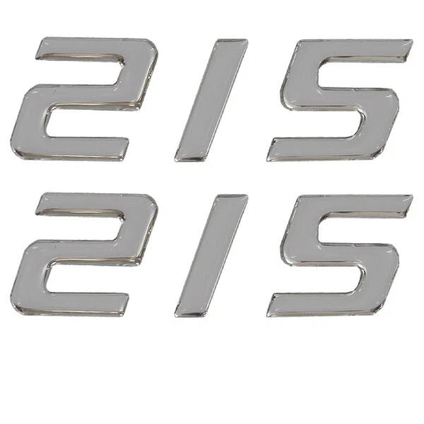 Sea Ray Boat 215 Decals 1978083 - 5 1/4 X 1 3/4 Inch Silver (pair)