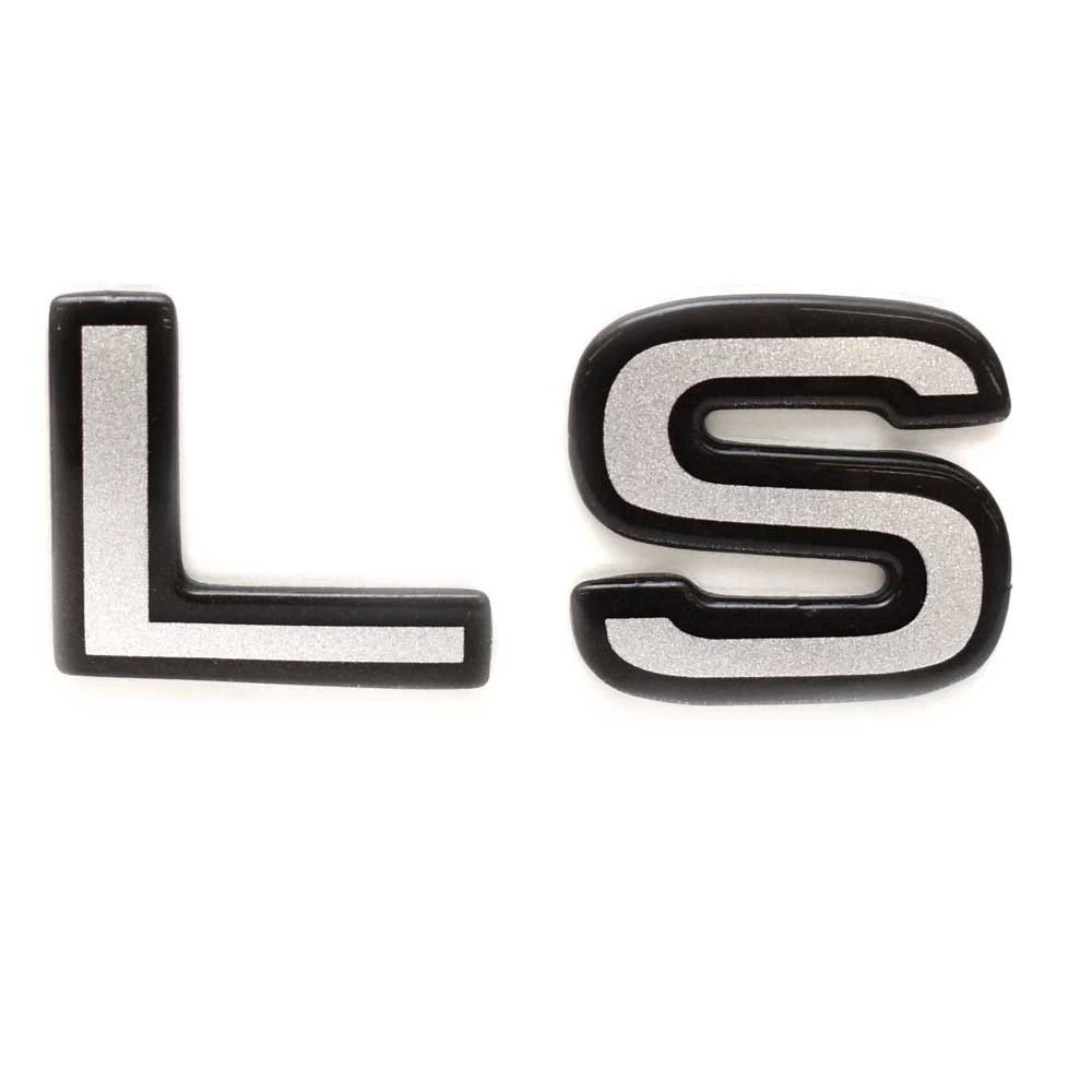 Ranger Boat Raised Decal Sticker 7604224 - LS 2 3/8 X 1 Inch Silver Black