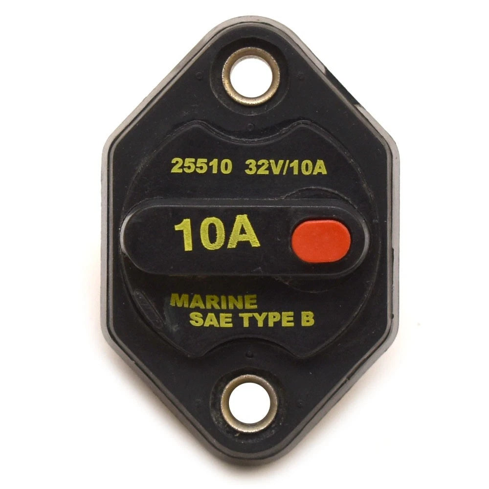 Eaton Bussmann Boat Manual Reset Circuit Breaker 25510 - 10A 32V