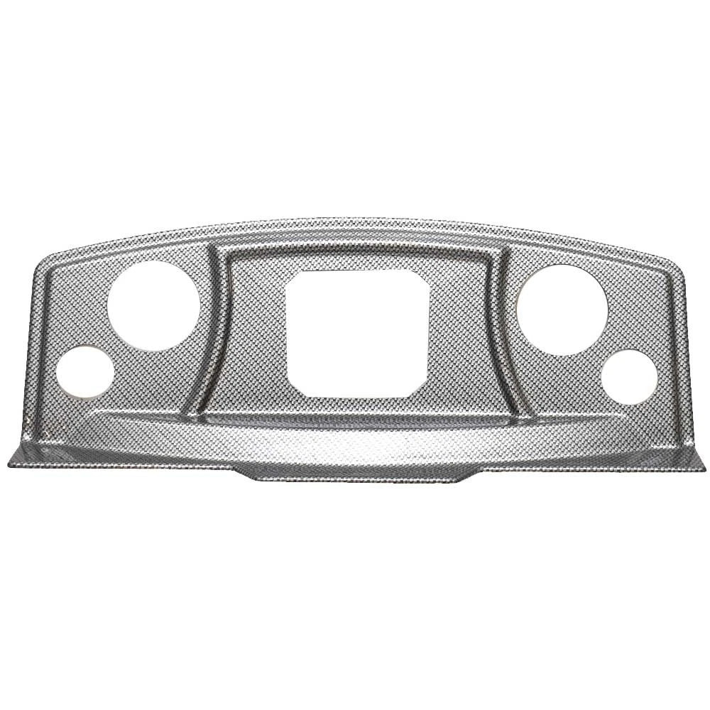 Premier Pontoon Boat Gauge Dash Panel 7-4636-1 - Silver Plastic Blank