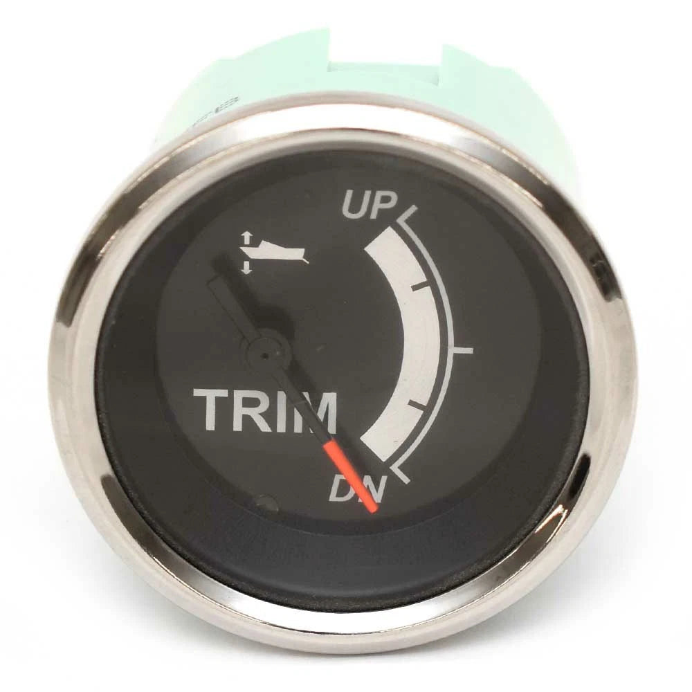 Teleflex Boat Trim Gauge 780817PMFB - 2 1/8 Inch Sterling Mercury