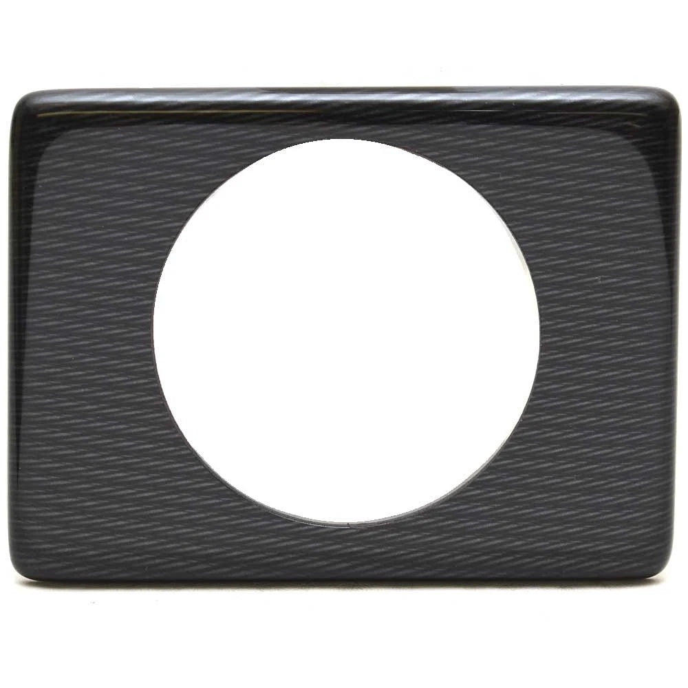 Lund Boat Blank Stereo Panel 2131763 - 5 1/4 X 3 7/8 Inch Black Silver